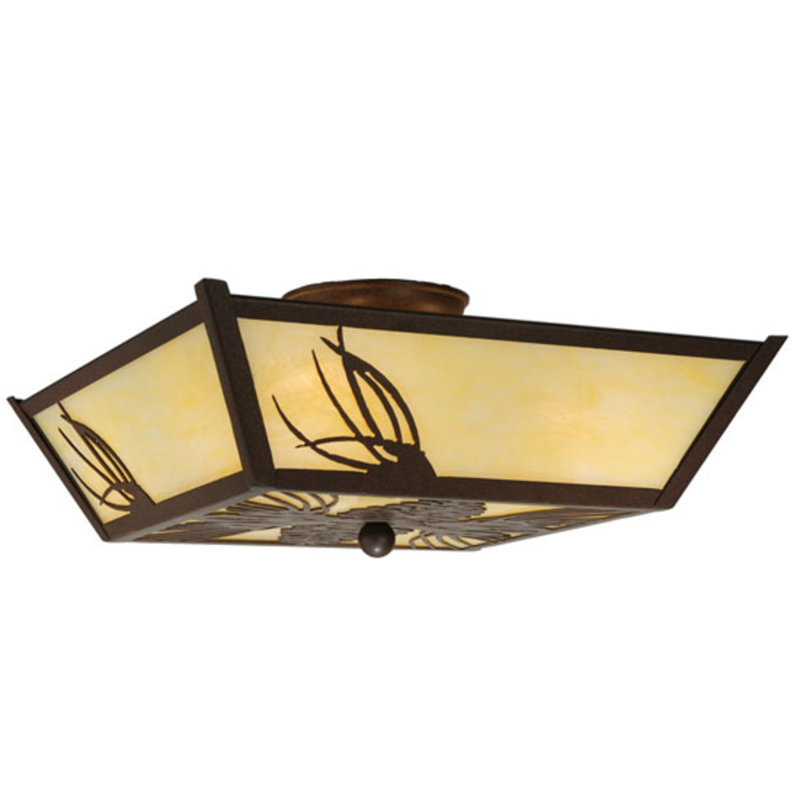 Pinecone 4 - Light Semi Flush Mount