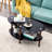 Xamiera 4 Legs Oval Coffee Table with Storage-637727325-682681948