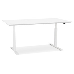 Sidebu 180cm W Height Adjustable Rectangular Standing Desk