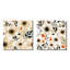 Elissa - Ensemble de 2 collages carrés botaniques abstraits-101843553-101843559