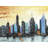Skyline on Cityscape Building Cities Bedroom Polyester Placemat
