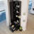 Length 11.8" X Width 15.7" X Height 63" Simple Stylish Dressing Mirror Cabinet, Full Body Mirror Cabinet, Extra Large Mirror, Multi Layer High Capacity Storage, Use Alone Or In Conjunction With Vanity