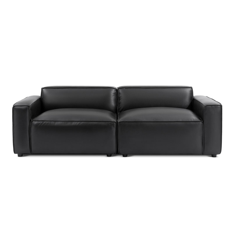 Canapé modulaire en cuir Hamall Valencia Nathan