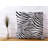 Studebaker Zebra Texture Animal Print Square Throw Cushion