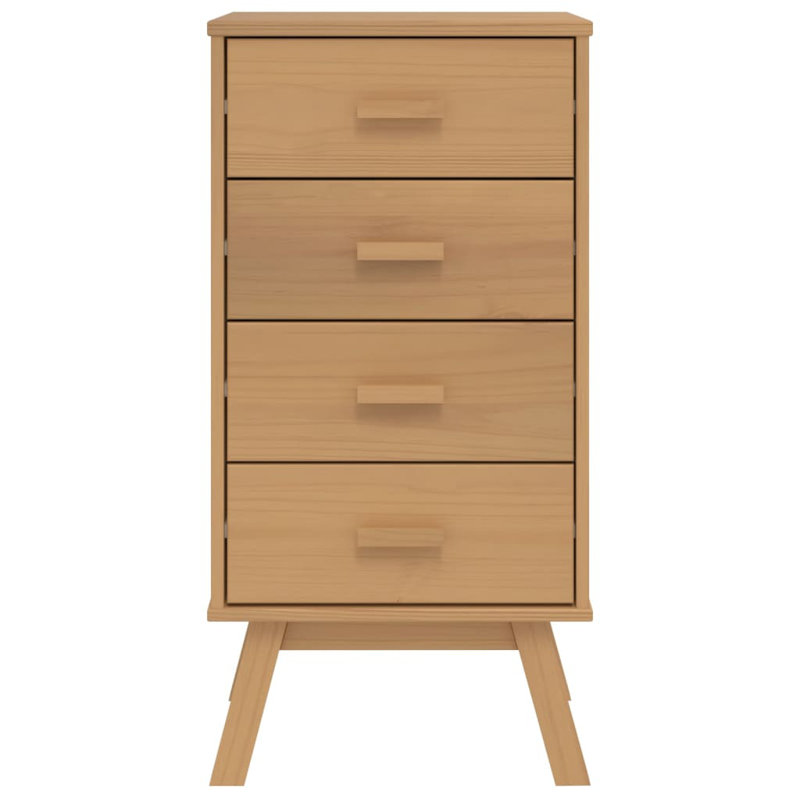 Table de chevet en bois massif Lachish
