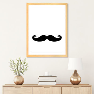 Moustache - impression d'art graphique