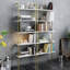 Iker 174cm H x 60cm W Stainless Steel Ladder Bookcase-1598633956
