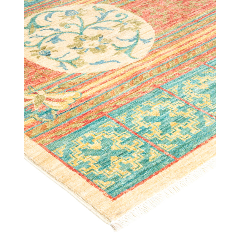 One-of-a-Kind 4'3" x 9'5" Hand Knotted Area Rug