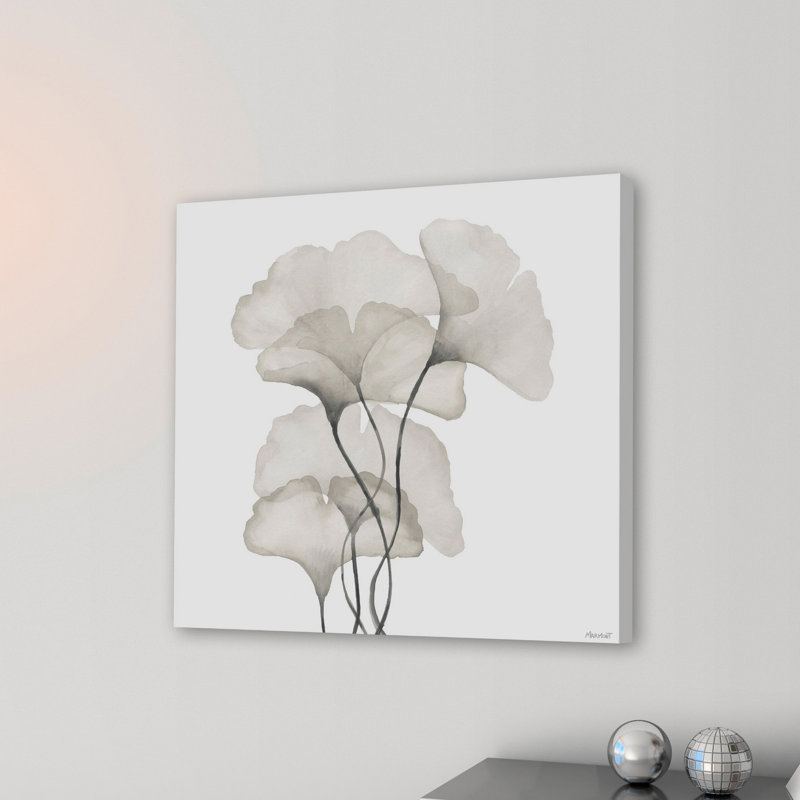 Ginkgo Biloba Leaves by Marmont Hill - Wrapped Canvas Print, 45cm H x 45cm W x 3.81cm D