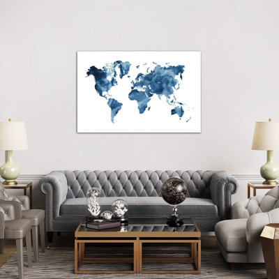 World Map - Wrapped Canvas Print