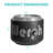 WERPH 17-Inch Portable Propane Gas Fire Pit, 58,000 BTU, Smokeless, Lightweight with Locking 2-in-1 Lid & Pumice Stones, Perfect for Camping, Picnic and Backyard, Black-1304723003
