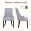 Chaise d'appoint rembourrée Amelia-1023408836