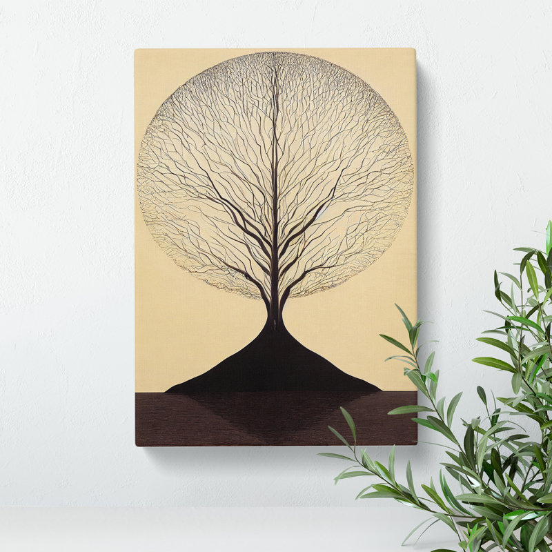 Antique Tree No.4 - Wrapped Canvas Print, 50cm H x 35cm W x 3cm D