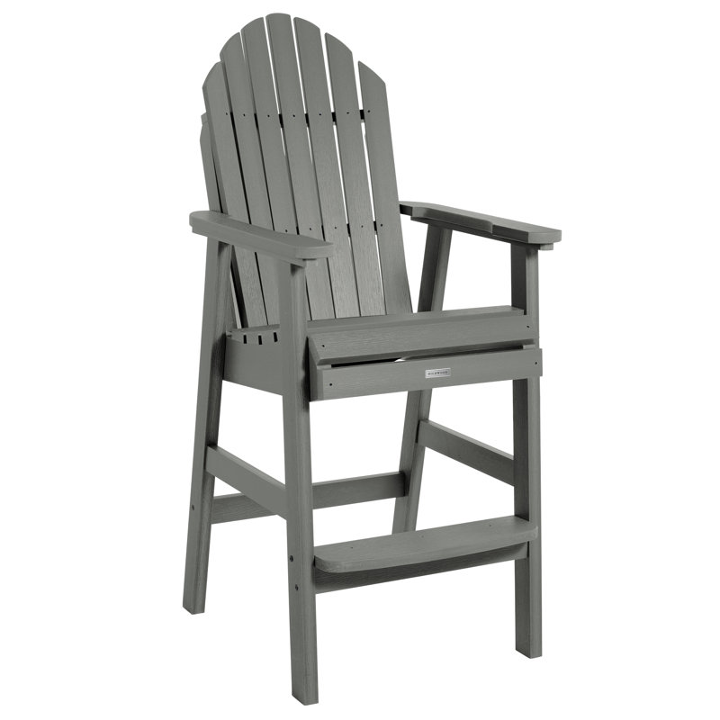 Tabouret de bar 29,25 po Caicos, Gris