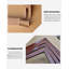 Paravent pliable oriental en bambou