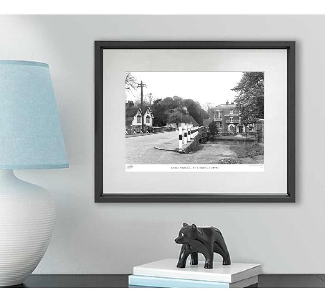 'Farningham, the Bridge C1955' - Picture Frame Photograph Print on Paper