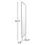 Seraphine Rectangle Metal Floor Mirror