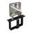Invazka 40'' Glass Top Console Table