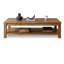 Table basse brune en bois massif brun-91831566