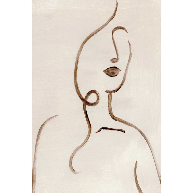 Femme S Croquis II, H 30 po x l 20 po x P 1,25 po
