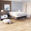 Sommier tapissier / base en bois fendu pour support de matelas, entièrement assemblé-457351296-457351421