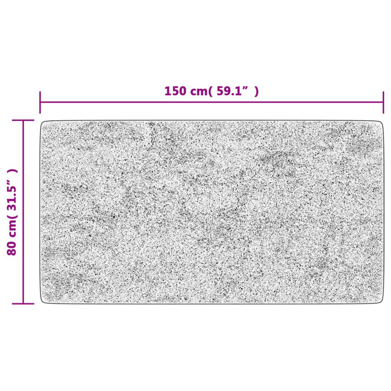 Perreault Oriental Area Rug, Rectangle 80 x 150cm