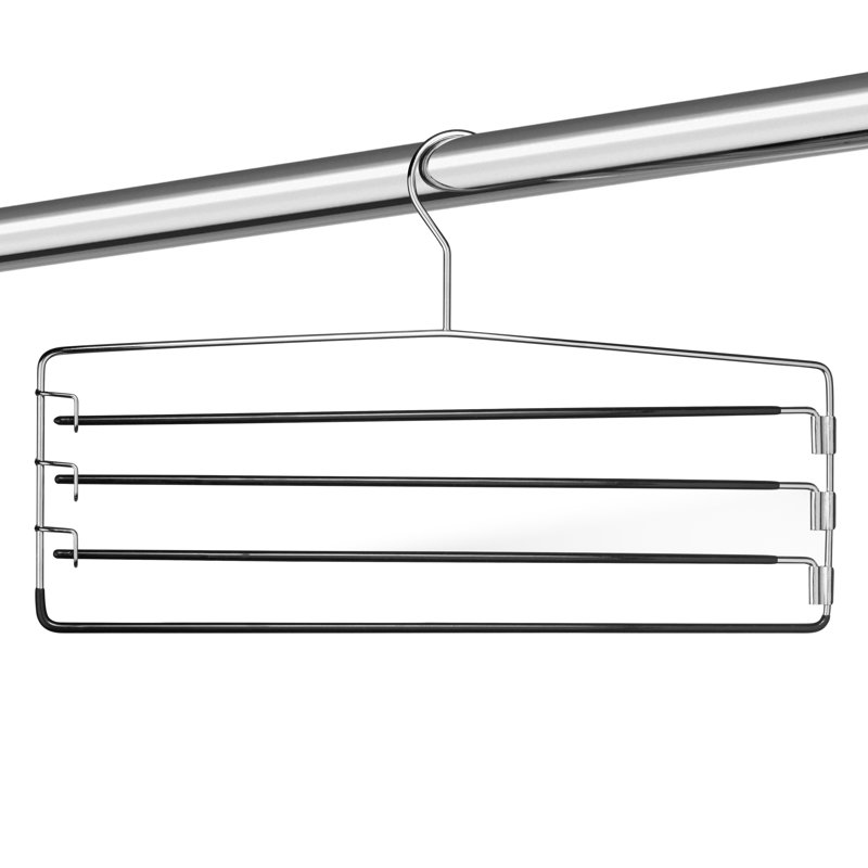 4 Tier Swing Arm Nonslip Pants Hanger.