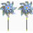 10 Pack Large Octagonal Reflective Pinwheels Outdoor Set, Garden Wind Spinners Decor, Shiny Bird Deterrent Pinwheels Effectively Repel Birds, Spring Decor & Bird Repellent Device for Patio Lawn (Silver)-739458362-739458360