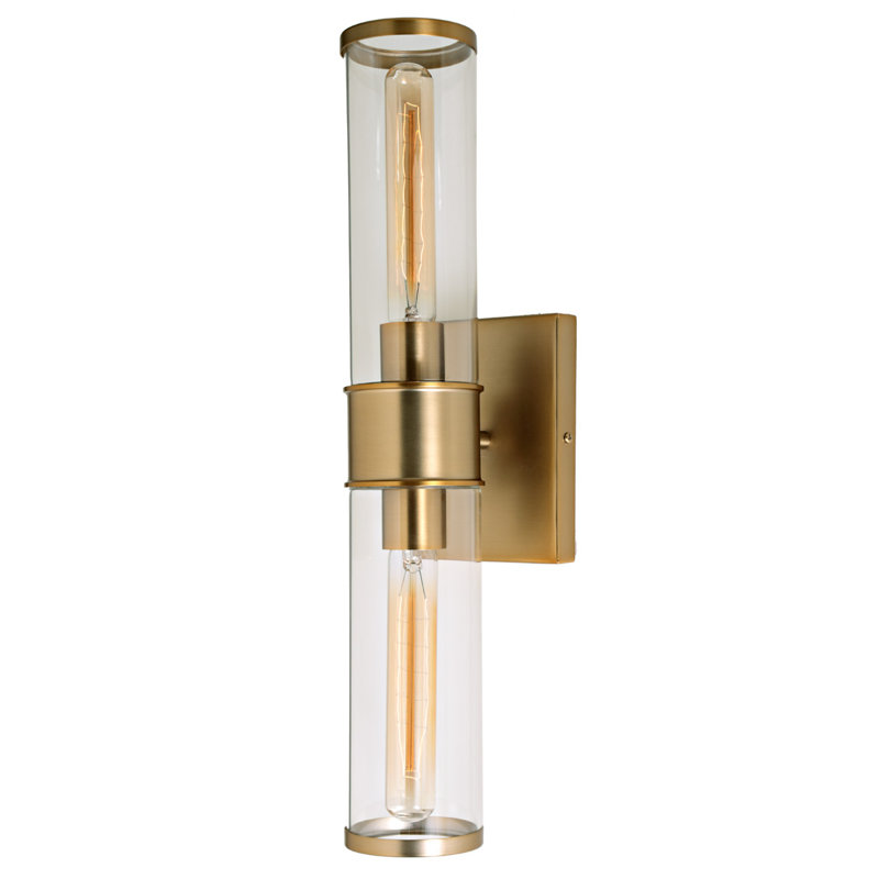 Gilford Armed Sconce, Satin Brass