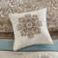 Ensemble d'édredon jacquard 7 pièces bleu grand-117508901
