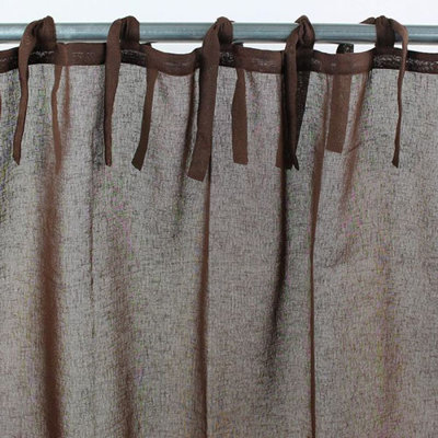 Alanny Semi Sheer Curtain Single Panel