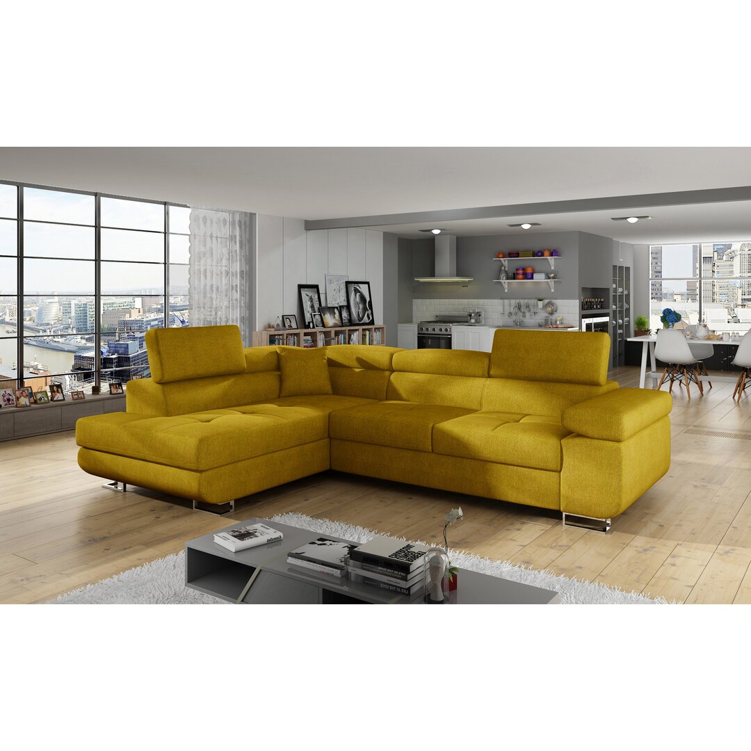 Ecksofa Gerardi mit Bettfunktion