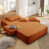 Velours côtelé orange