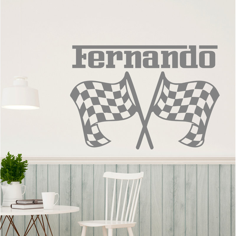 Non-Wall Damaging Wall Decal, Silver, 15" H x 22" W
