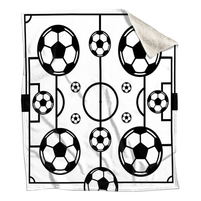 Ballons de soccer, couvertures