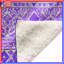 Couvertures à motif ornemental mauve-128732954