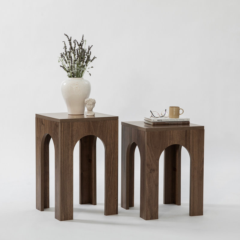 Coffee Table Set, Walnut
