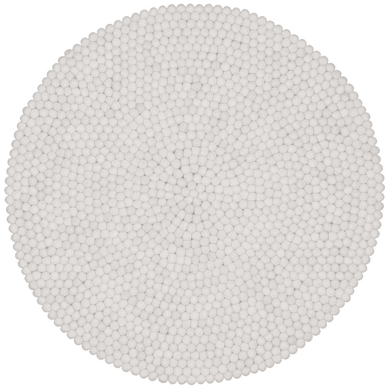 Teagan Round 90 cm x 2 cm Hand Woven Area Rug