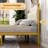 King Size Bed Frame with Luxurious Appearance, Elegant Headboard,Ample Under-bed Storage Space, Easy Assembly, Noise-Free-173452819