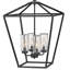 4 - Bulb 24.5" H Outdoor Hanging Lantern-787298888-787298886
