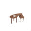 Table basse rotative à 360 degrés avec plateau en placage de chêne grain de bois-1050036712-1050036715