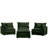 102" Modular L-Shaped Sectional Sofa, 3-Seater Cloud Couch With Ottoman-634393781