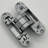3d Adjustable Concealed Hinges Satin Chrome