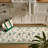 Chinoiserie Floral Rug Vintage Romance Design Washable Non-slip Green/Beige-503699253-511287979