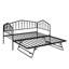 Le lit de jour avec lit gigogne présente des lignes fluides et élégantes ainsi qu'un espace de couchage escamotable polyvalent.-1130358387