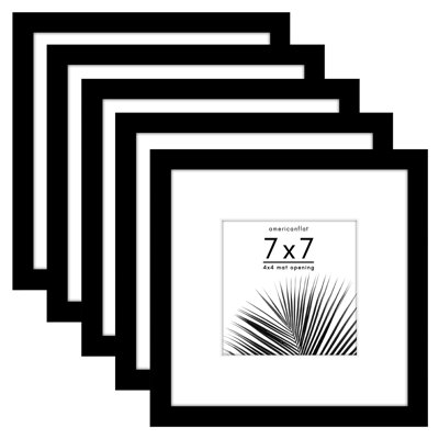 Bulovka Black Storage Picture Frame with Mat