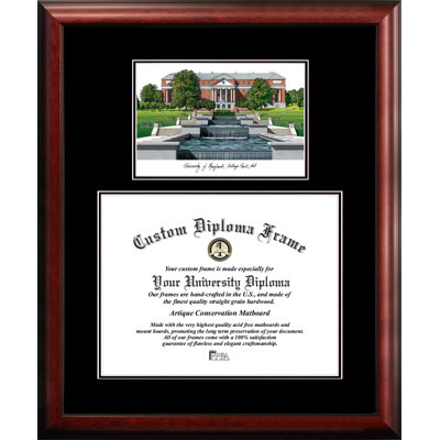 Cadre de diplôme terrapins diplomate maryland NCAA