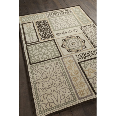 Tapis brun / brun clair Abbeville