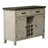 Vermelle Rustic White Sideboard w/ Wine Storage