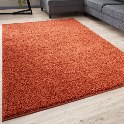 Myshaggy Collection Rugs Solid Design in Terra